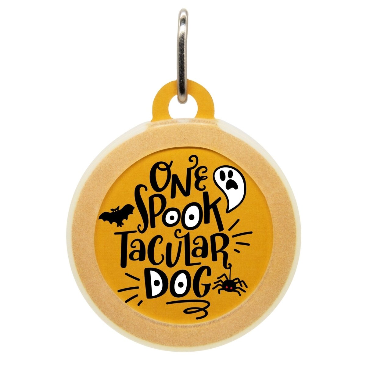 One Spooktacular Dog Name Tag - Oh My Paw'd