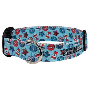 Patriotic Donut Dog Collar - Oh My Paw'd