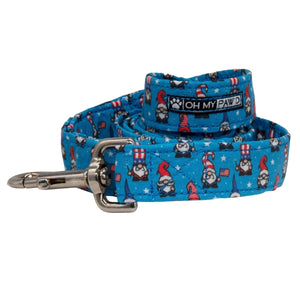 Patriotic Gnome Dog Leash - Oh My Paw'd