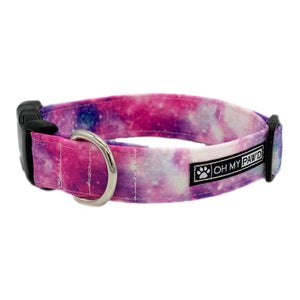 Pink Galaxy Dog Collar - Oh My Paw'd