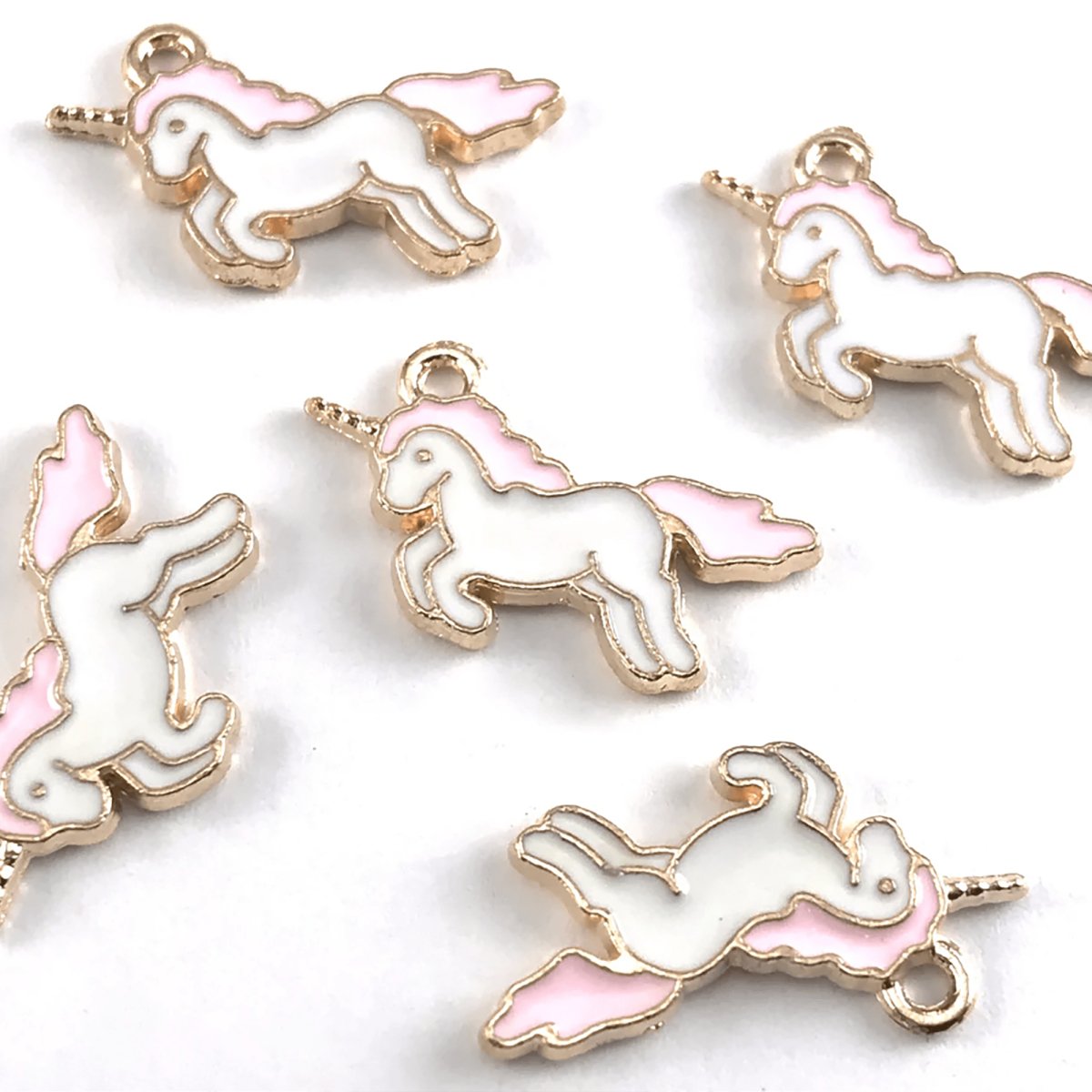 Pink Unicorn Collar Charm - Oh My Paw&#39;d