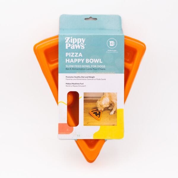 Pizza Slow Feed Dog Bowl - Oh My Paw'd