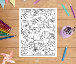 Printable Dog & Cat Coloring Pages - Oh My Paw'd