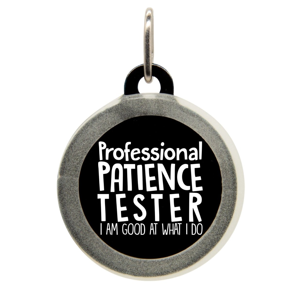 Professional Patience Tester Name Tag - Oh My Paw'd