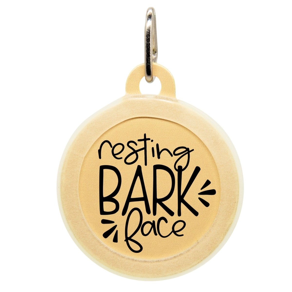 Resting Bark Face Name Tag - Oh My Paw'd