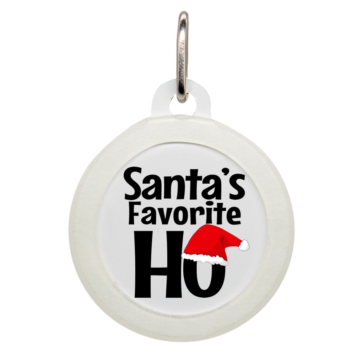 Santa's Favorite Ho Name Tag - Oh My Paw'd
