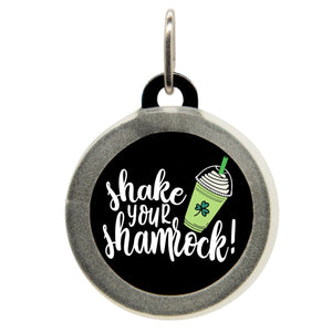 Shamrock Shake Dog Name Tag - Oh My Paw'd