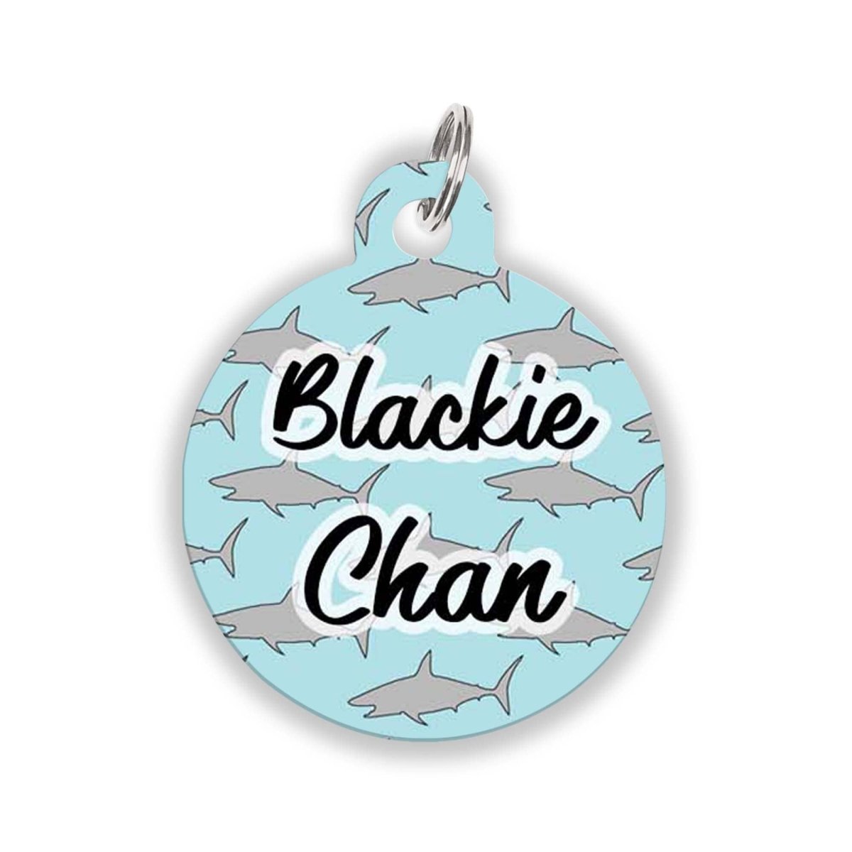 Shark Name Tag - Oh My Paw&#39;d