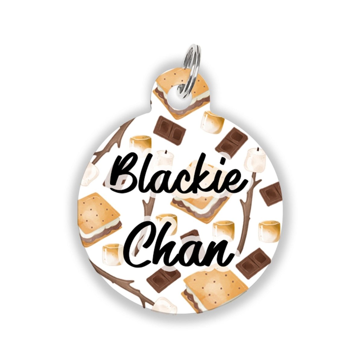 S&#39;mores Name Tag - Oh My Paw&#39;d