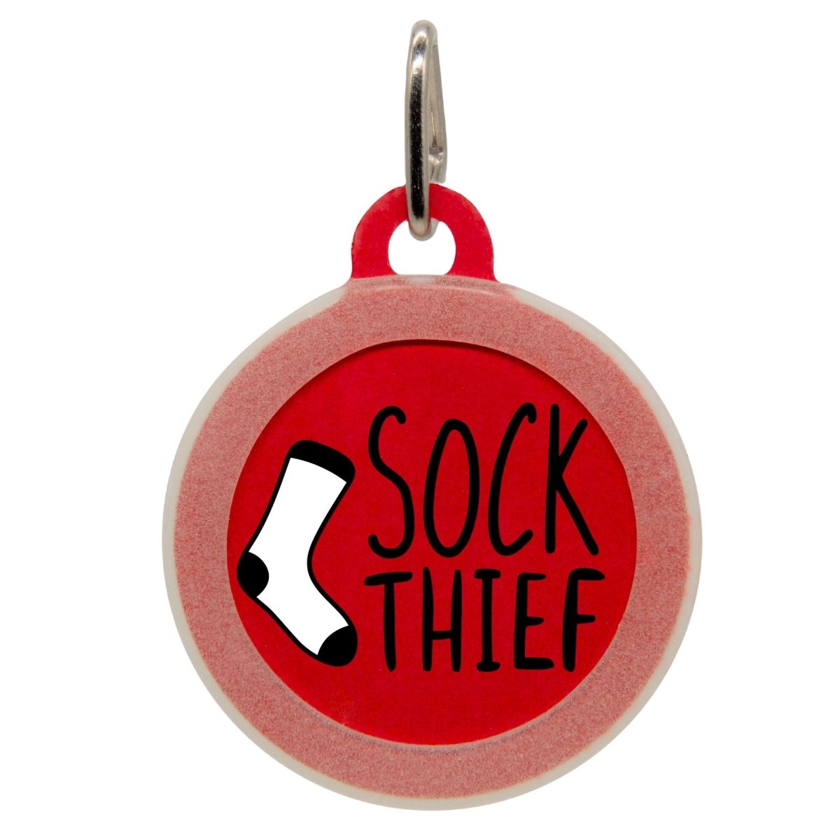 Sock Thief Name Tag - Oh My Paw&#39;d