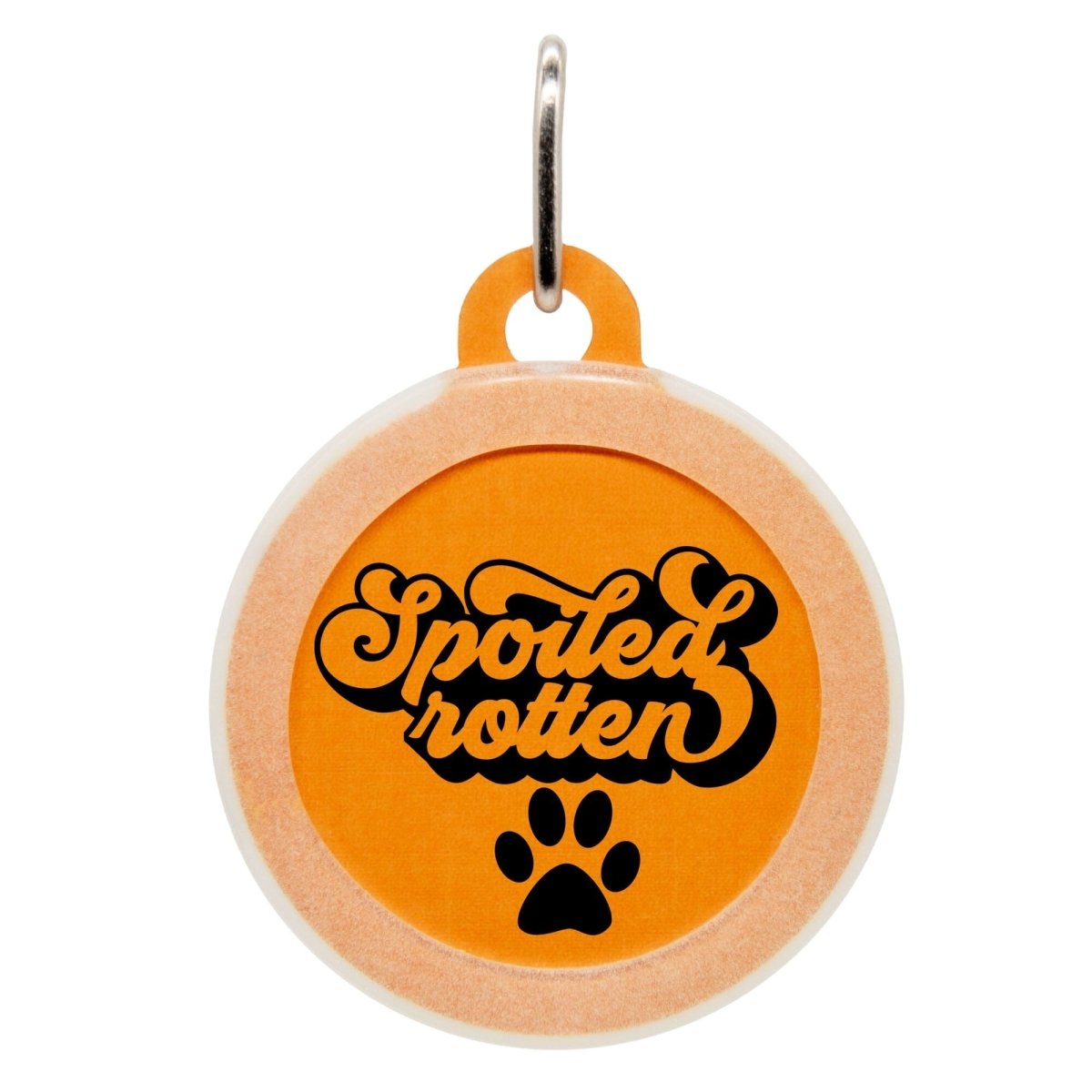 Spoiled Rotten Name Tag - Oh My Paw&#39;d