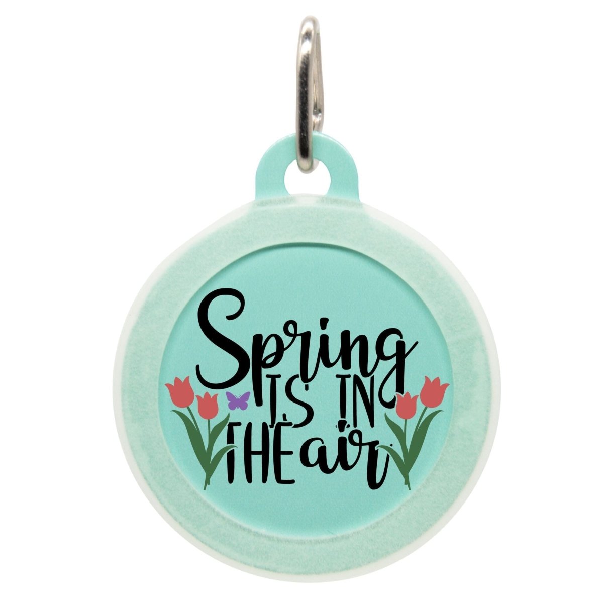 Spring Is In The Air Name Tag - Oh My Paw'd