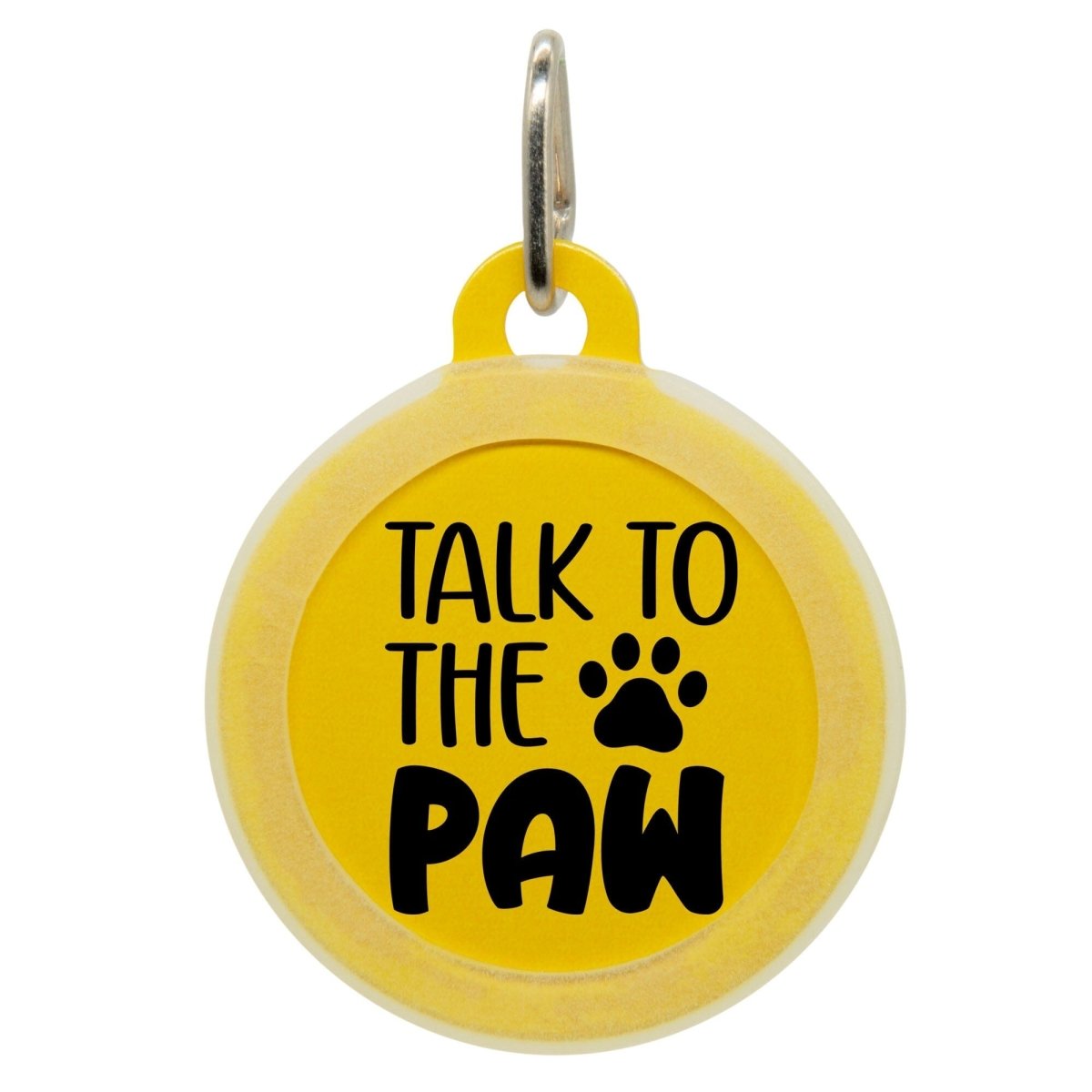 Talk To The Paw Name Tag - Oh My Paw&#39;d