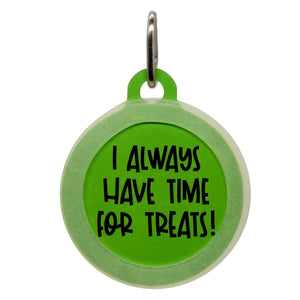 Time For Treats Name Tag - Oh My Paw'd