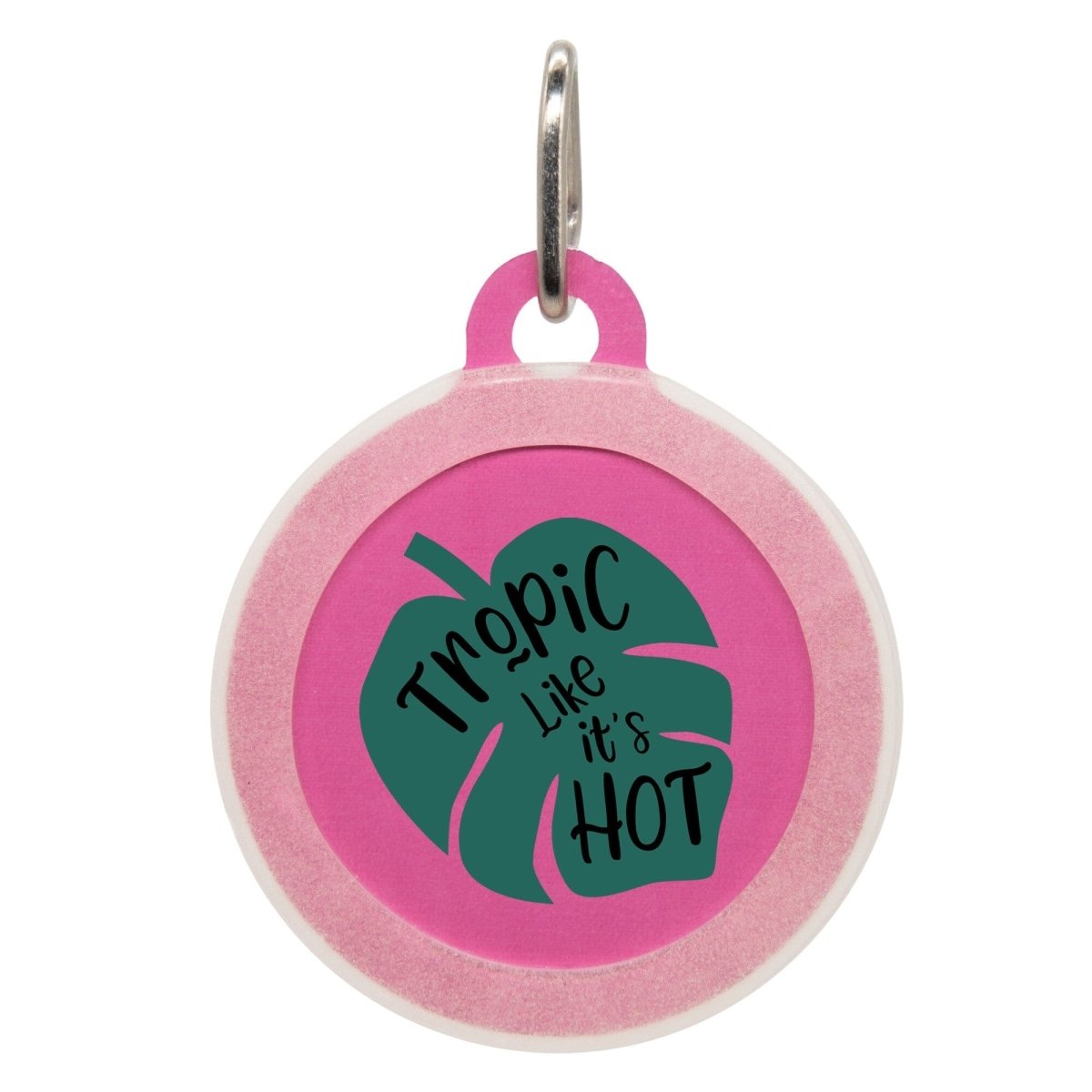 Tropic Like It's Hot Name Tag - Oh My Paw'd