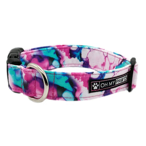Watercolor Dog Collar - Oh My Paw'd