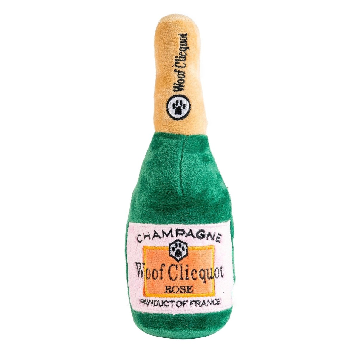 Woof Clicquot Rosé Dog Toy - Oh My Paw&#39;d